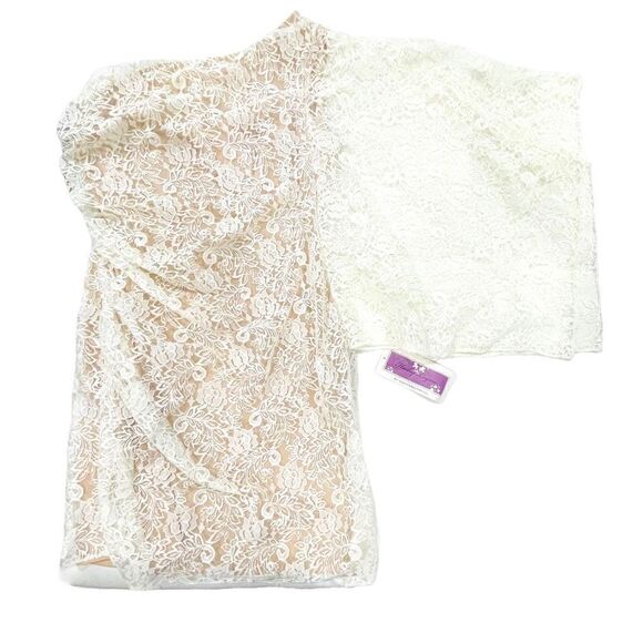 Hailey Logan One Shoulder Bodycon Dress Size 7/8 - Picture 8 of 8